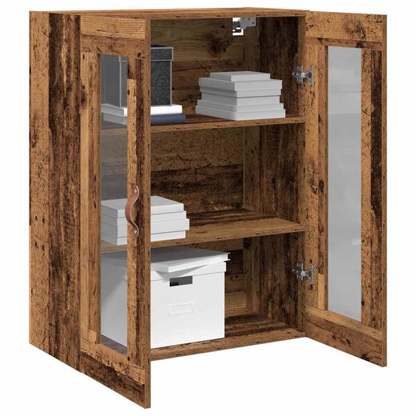vidaXL Wandschrank Altholz 69,5 x 34 x 90 cm Holzwerkstoff