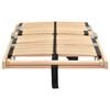 vidaXL Bett-Lattenrost Braun 100 x 190 cm Massivholz Buche