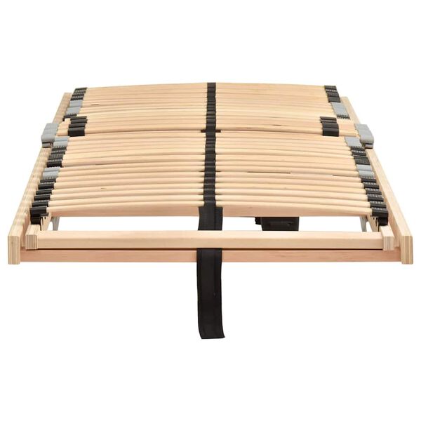 vidaXL Bett-Lattenrost Braun 100 x 190 cm Massivholz Buche