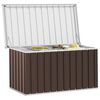 vidaXL Garten-Aufbewahrungsbox Braun 129 x 67 x 65 cm