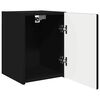 vidaXL TV-Wandschrank Schwarz 30 x 31 x 40 cm Holzwerkstoff