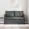 vidaXL Sofa 120cm Dunkelgrau Metall