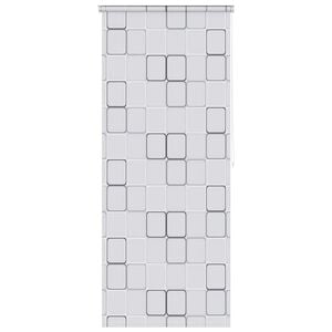 vidaXL Duschrollo 80x240 cm Quadratmuster