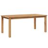 vidaXL Couchtisch Braun 110 x 55 x 45 cm Teak-Massivholz