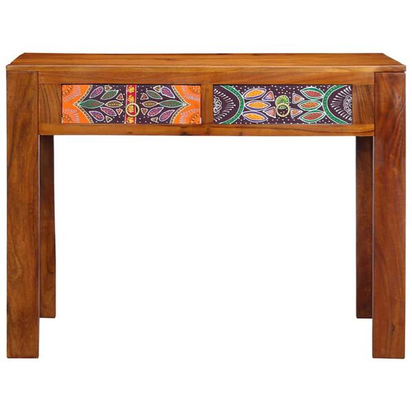 vidaXL Schreibtisch mit Schubladen mit Speicher Braun 100 x 50 x 75 cm