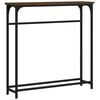 vidaXL Konsolentisch Braun Eichen-Optik 75x19,5x75 cm Holzwerkstoff