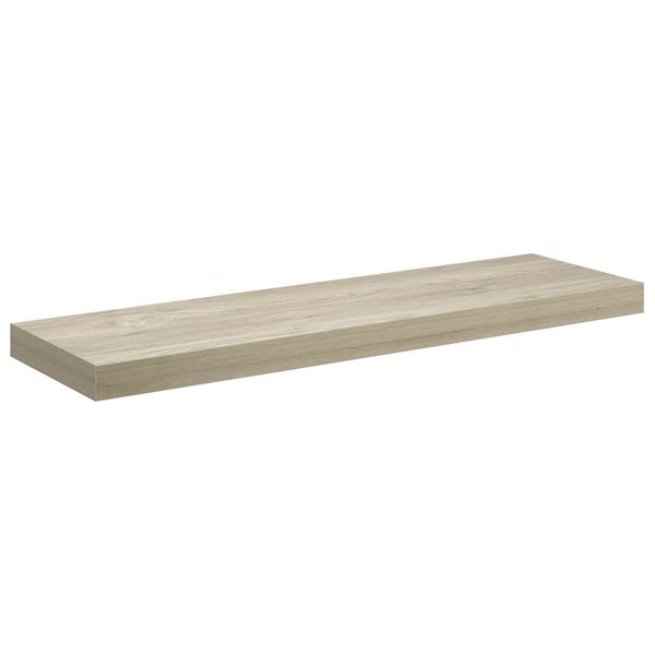 vidaXL Schweberegal Eiche-Optik 80x23,5x3,8 cm MDF