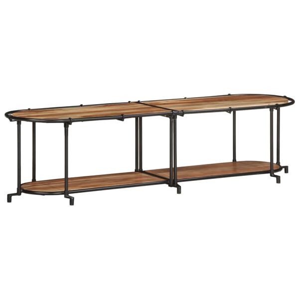 vidaXL TV-Regal 160x42x40 cm Massivholz Akazie