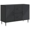 vidaXL Sideboard Schwarz 89 x 34,5 x 60 cm Holzwerkstoff