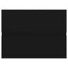 vidaXL Waschbeckenunterschrank Schwarz 60x38,5x45 cm Holzwerkstoff