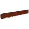 vidaXL Raseneinfassung 30 pcs 103 x 15 cm Stahl Rostig