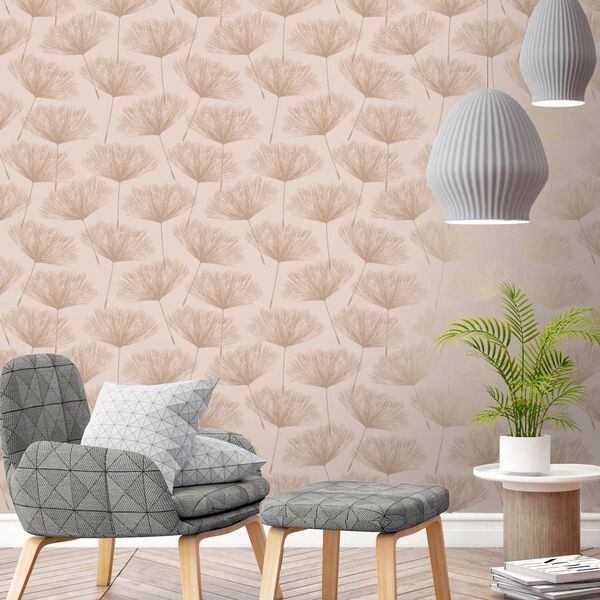 DUTCH WALLCOVERINGS Tapete Fleur Hellrosa