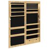 vidaXL Spiegel-Schmuckschrank mit LED-Beleuchtung Wandmontage