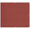 vidaXL Balkon-Sichtschutz Terrakotta 90x700 cm 100 % Polyester-Oxford