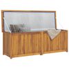 vidaXL Gartenbox 150x50x55 cm Massivholz Teak