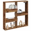 vidaXL Wandschrank Altholz-Optik 80x15x80 cm Holzwerkstoff