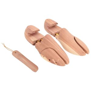 vidaXL Schuhspanner mit Schuhl&ouml;ffel EU 36-37 Massivholz Zeder