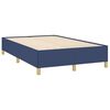 vidaXL Boxspringbett mit Matratze & LED Blau 120x190 cm Stoff