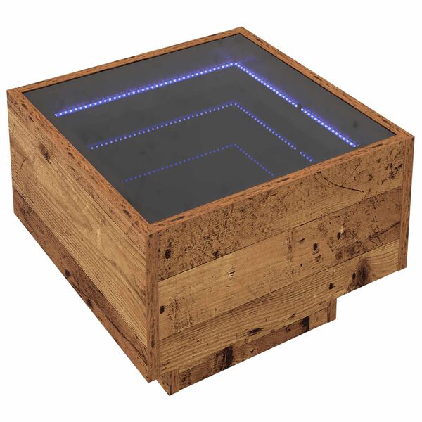 vidaXL Couchtisch Altholz 40 x 40 x 30 cm Holzwerkstoff