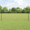 vidaXL Zaun mit Pfosten Grau 0,6 x 10 m Stahl und PVC