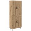 vidaXL Highboard 2 pcs Artisan-Eiche 69,5 x 34 x 180 cm Holzwerkstoff