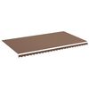 vidaXL Ersatzstoff f&uuml;r Markise Braun 6x3,5 m Polyester