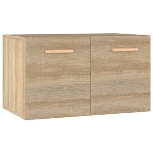 vidaXL Wandschrank Sonoma-Eiche 60x36,5x35 cm Holzwerkstoff