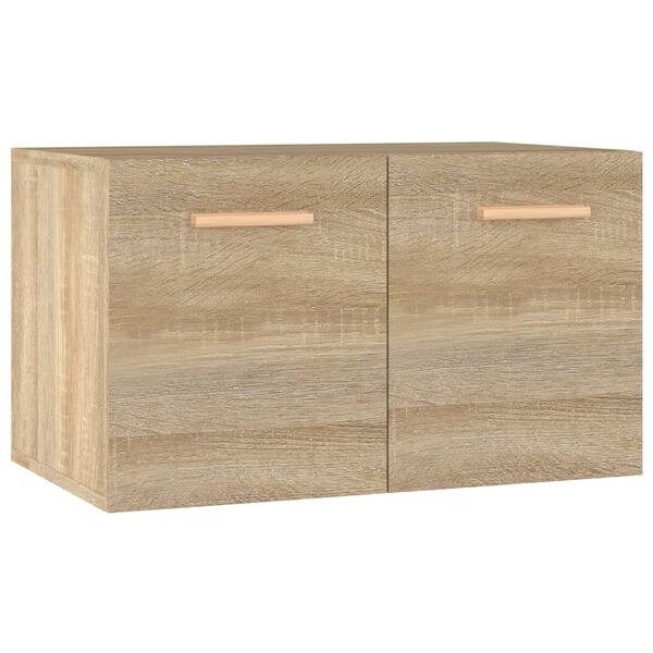 vidaXL Wandschrank Sonoma-Eiche 60x36,5x35 cm Holzwerkstoff