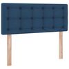 vidaXL Bett mit Stauraum und LED Blau 120 x 200 cm Polyester