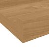 vidaXL Wandregal mit Regal 4 pcs Braun 40 x 9 x 3 cm Holzwerkstoff