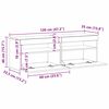 vidaXL TV-Schr&auml;nk 2 pcs Schwarz Eichen-Optik 60 x 35 x 40 cm