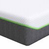 vidaXL Matratze Mittelweich 120 x 200 cm Wei&szlig; und Grau