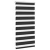 vidaXL Zebra-Rollo 80,9 x 150 cm, Stoffbreite 76,7 cm, schwarz