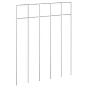 vidaXL Gartenzaun-Paneel 48 stk. 25 x 30 cm Verzinkter Stahl Silber