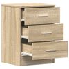vidaXL Nachttisch Sonoma Eiche 38x35x56 cm Holzwerkstoff