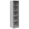 vidaXL Kleiderschrank Grau Sonoma 50x50x200 cm Holzwerkstoff