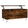 vidaXL Couchtisch R&auml;uchereiche 90x44,5x45 cm Holzwerkstoff