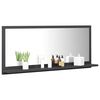vidaXL Badspiegel Grau 90x10,5x37 cm Holzwerkstoff