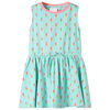 vidaXL Kinderkleid mit Kordelzug Helles Minzgr&uuml;n 104
