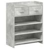vidaXL Schuhschrank Betongrau 73,5 x 36 x 92 cm Holzwerkstoff