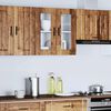 vidaXL K&uuml;chen-H&auml;ngeschrank mit Glast&uuml;r Porto Altholz-Optik