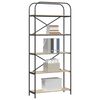vidaXL B&uuml;cherregal Sonoma-Eiche 80 x 30 x 183 cm Holzwerkstoff