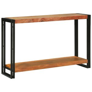 vidaXL Konsolentisch Braun 120 x 33 x 75 cm Massivholz Akazie