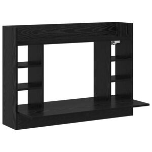 vidaXL Wandtisch Schwarz Eichen-Optik 105 x 48 x 75 cm Holzwerkstoff
