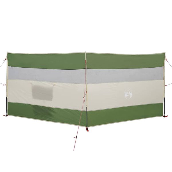 vidaXL Camping-Windschutz Gr&uuml;n 340x130 cm Wasserdicht