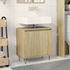 vidaXL Badschrank Sonoma-Eiche 58x33x60 cm Holzwerkstoff