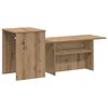 vidaXL Konsolentisch Artisan-Eiche 80 x 50 x 225 cm Holzwerkstoff