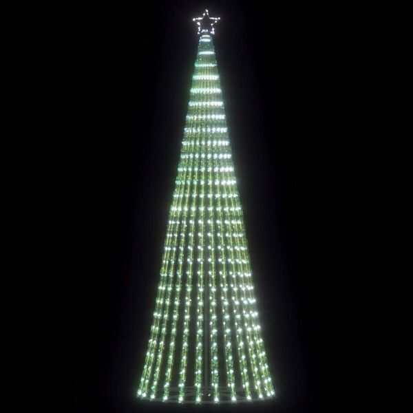 vidaXL LED Weihnachtsbaum 475 LEDs Kaltwei&szlig; 247 cm