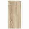 vidaXL Beistelltisch Sonoma-Eiche 29,6 x 29,6 x 60 cm Holzwerkstoff