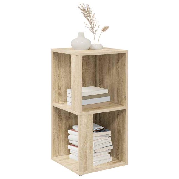 vidaXL Eckregal Sonoma-Eiche 33x33x67 cm Holzwerkstoff